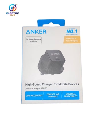 رأس شاحن جداري أنكر (Anker) بقوة 20 واط - منفذ Typ...
