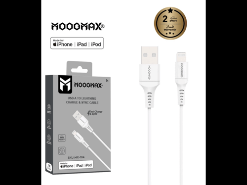 MOOGMAX Type-C to Lightning cable fast charging PD...