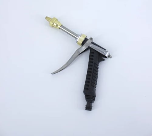 Short stainless steel pump gun