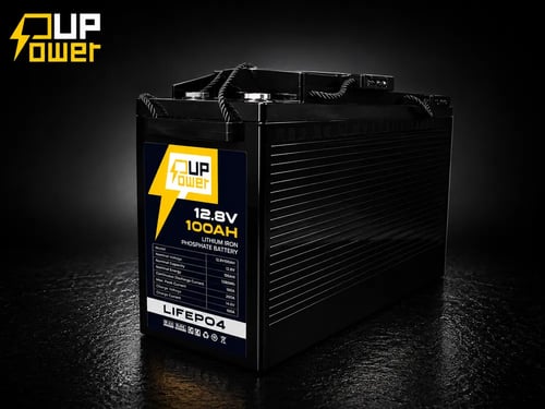 LiFePO4 lithium battery 12.8V – from PowerUp high performance and 3-year warranty