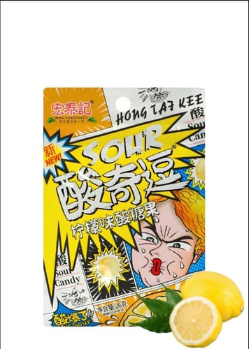 Sour sweetness with lemon flavor