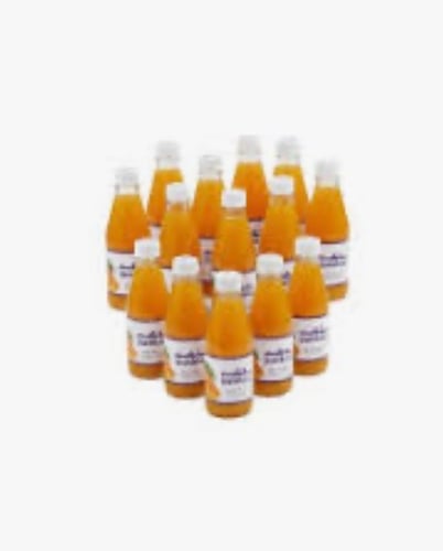 Mango drink, six-pack bottles