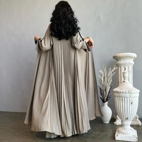 عباية عيد إسلامية نسائية – قفطان مغربي فاخر، جلابية طويلة أنيقة لرمضان والمناسبات
