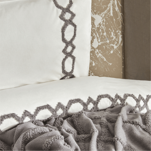 طقم مفارش مزدوج كوين Julia Gray