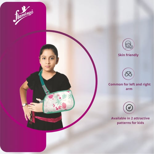 حامل جبيرة لليد للأطفال Flamingo