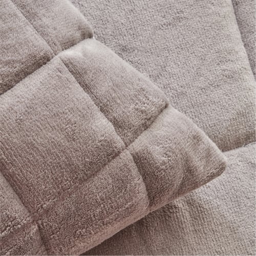 طقم مفارش مزدوج كوين Lorrie رمادي