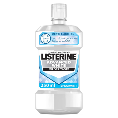 غسول الفم LISTERINE ادفانسد وايت بطعم النعناع المع...