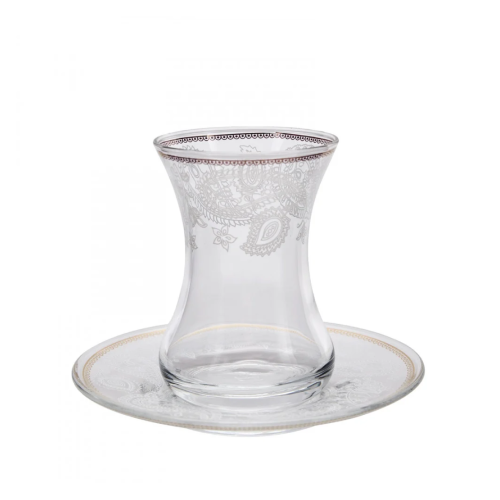 Luxury tea set with Shining saucer