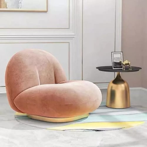 طاولة جانبية بقاعدة ذهبية Goldy