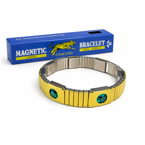 Concord Medical Magnetic Bracelet Gold/Green