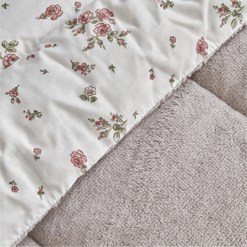 طقم مفارش مزدوج كوين Lorrie رمادي