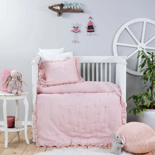 طقم مفارش مواليد Royal New وردي