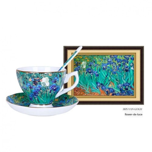 كوب شاي إنجليزي Van Gogh Flower De Luce