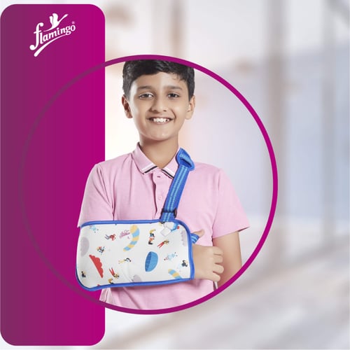 حامل جبيرة لليد للأطفال Flamingo