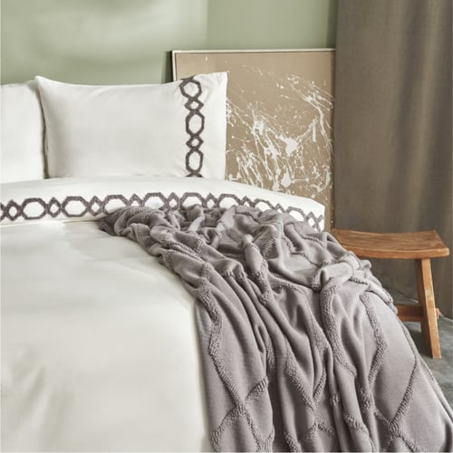 طقم مفارش مزدوج كوين Julia Gray