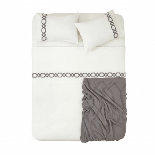 طقم مفارش مزدوج كوين Julia Gray