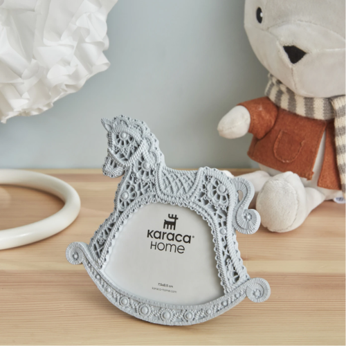 إطار صور للمواليد Carousel أزرق