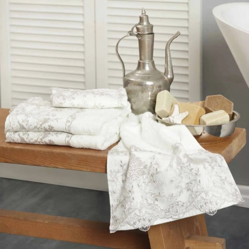 طقم مناشف فاخرة Maniela Silver