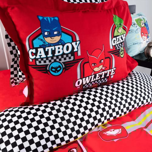 طقم مفارش أطفال PJ Masks Racing