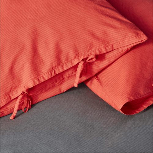 طقم مفارش مزدوج كوين Pruva Kirmizi