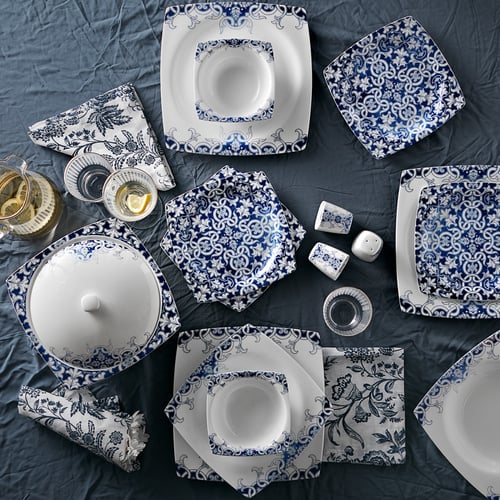 طقم مائدة فاخر 60 قطعة Aleeza