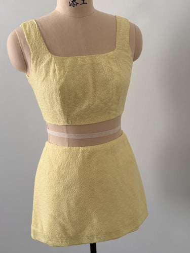 Sunlit Bandeau set - طقم باندو بإشراقة ذهبية