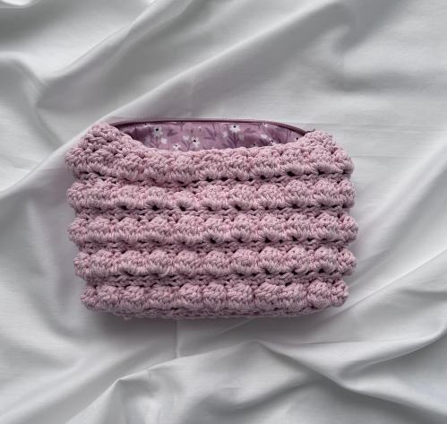 Bubble Pop Crochet Bag - حقيبة كروشيه بابل بوب ورد...