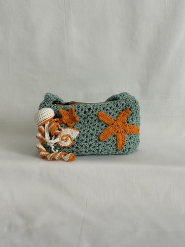 Radiance handheld bag, aqua breeze