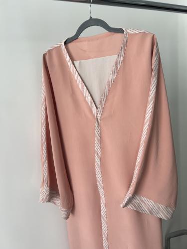 Coral Trace Abaya