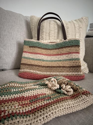 Sundune tote bag - حقيبة الصحراء الذهبية