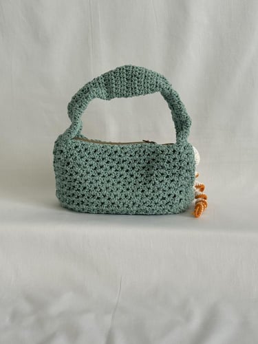 Radiance handheld bag, aqua breeze