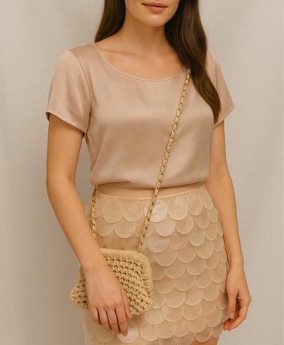 Pearl Tide Skirt - تنورة الأمواج اللؤلؤية