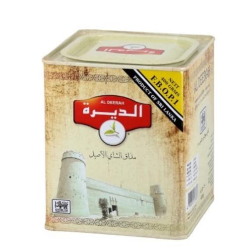 شاي الديرة السيلاني الأصيل أوراق كاملة علبة حديد F...