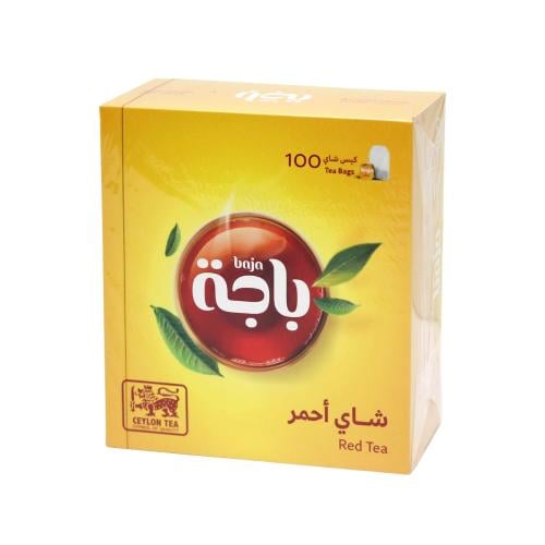 أكياس شاي أحمر من باجة، 100 كيس، 160 جرام