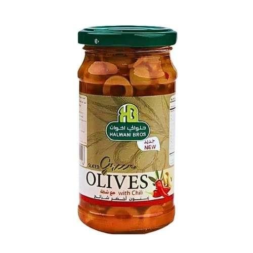زيتون أخضر شرائح مع شطة 240 حرام