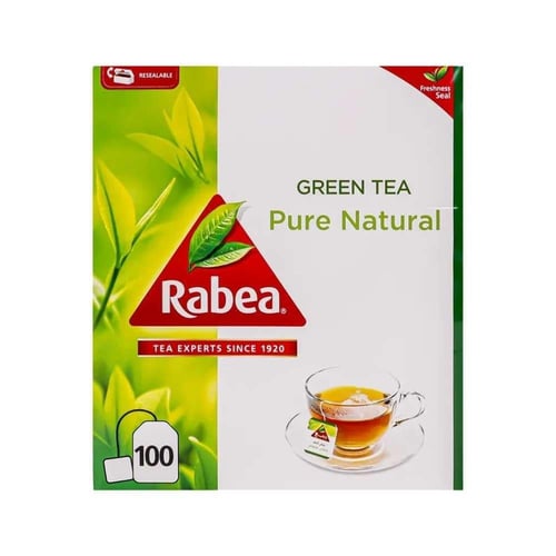 ربيع شاي أخضر صافي 100 كيس