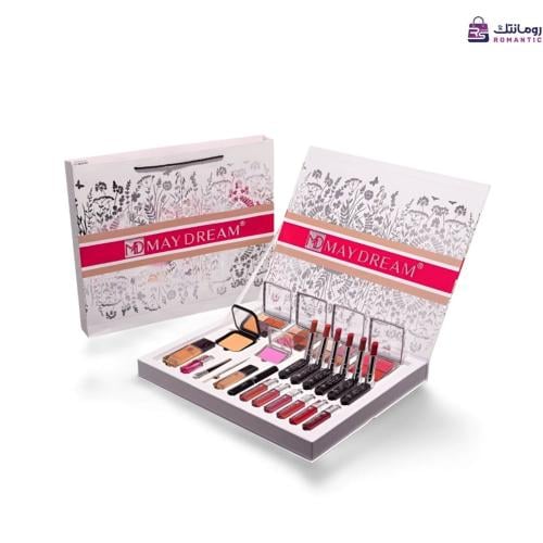 طقم مكياج MAYDREAM – أبيض لؤلؤي | ترتيب يرفع الإطل...