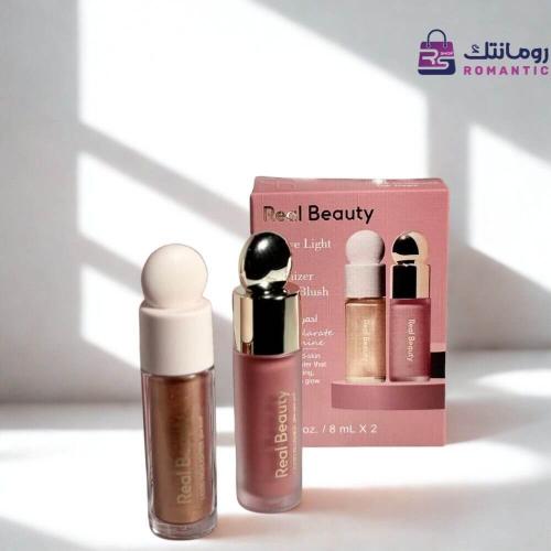 ثنائي Real Beauty – بلاشر سائل & هايلايتر بلمسة طب...