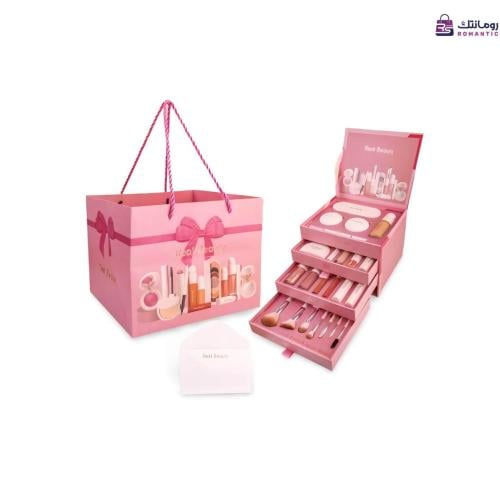 بوكس REAL BEAUTY الوردي – 27 قطعة | الطقم اللي يغي...