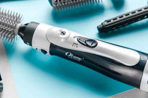 طقم تصفيف الشعر OKEMA – كحلي × أبيض | كل ستايل في...