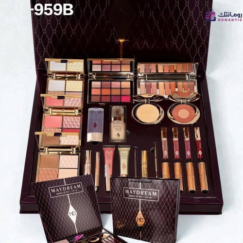 طقم مكياج MAYDREAM العنّابي الفاخر – لمسة فخامة تك...