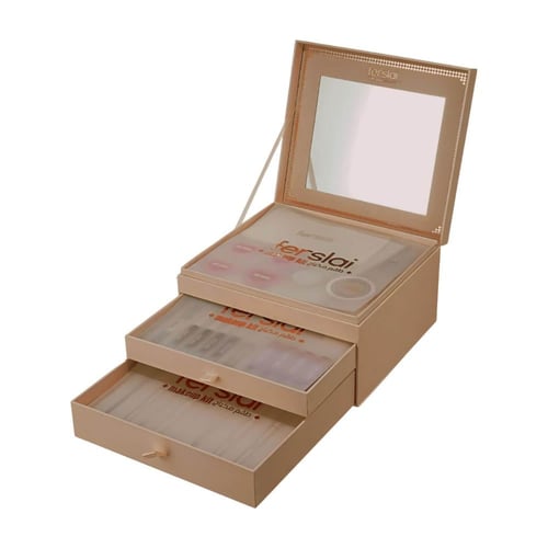 بوكس ميكب فرسلاي متعدد الطبقات مع مرآة داخلية