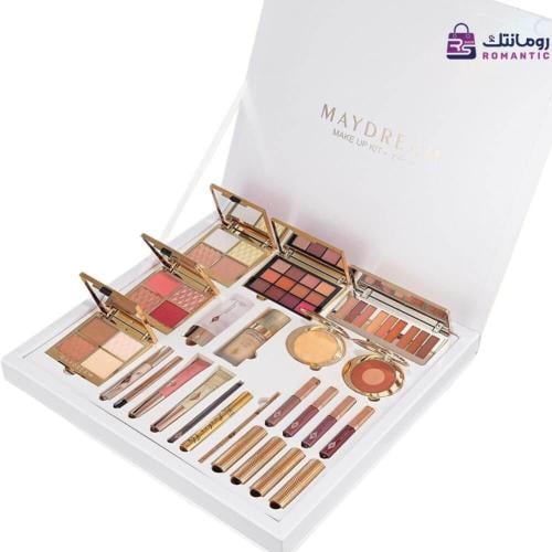 طقم مكياج MAYDREAM الأبيض الفاخر – فخامة تنبض بالن...