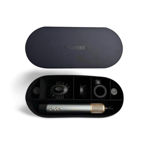 استشوار ومصفف شعر 6×1 OK-1800 – فضي وردي | قطعة ال...