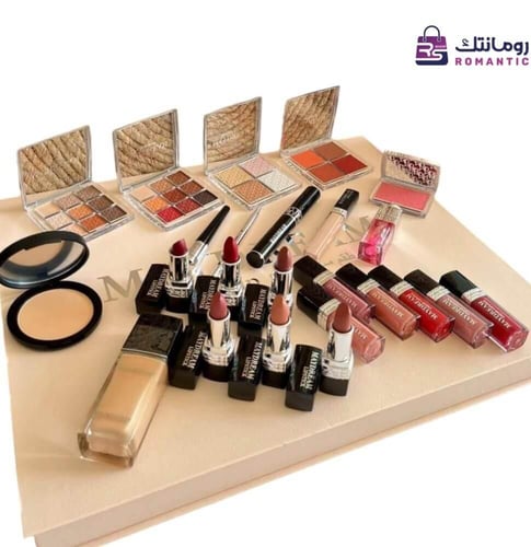 طقم مكياج MAYDREAM بيج فاخر – 18 قطعة متكاملة لإطل...