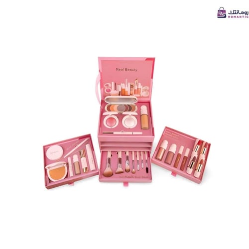 بوكس REAL BEAUTY الوردي – 27 قطعة | الطقم اللي يغي...