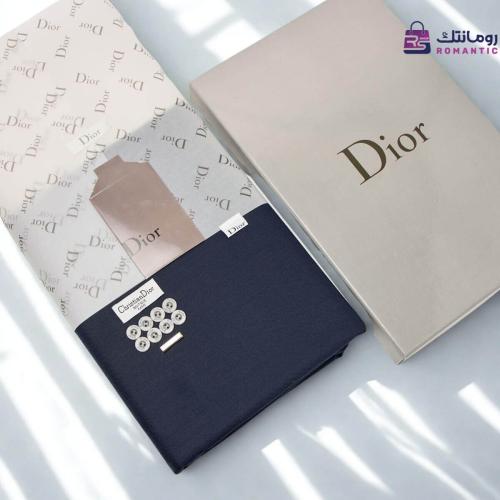 قماش ديور فاخر | خامة فخمة كحلي ملكي وجودة عالية