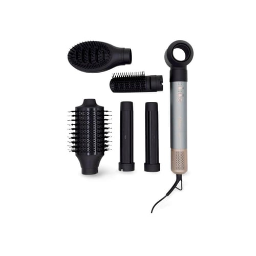 استشوار ومصفف شعر 6×1 OK-1800 – فضي وردي | قطعة ال...