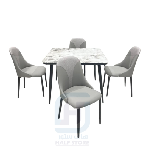 طاولة طعام رخام 4كراسي رقم SFD10109