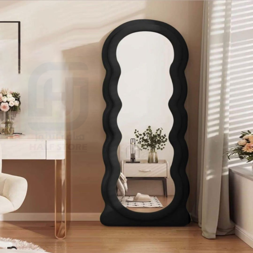 مرآة (مراية) بوكليه اطار اسود رقم 10609